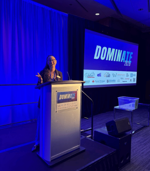 Pleasant Hypnosis Clinic Director Jessica Taylor Speaking and facilitating an event